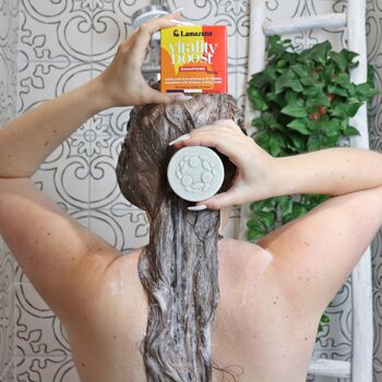 Sfuso - shampoo solido Capelli normali - Boost vitalità - Clay / citronella bianca e verde - Bulk