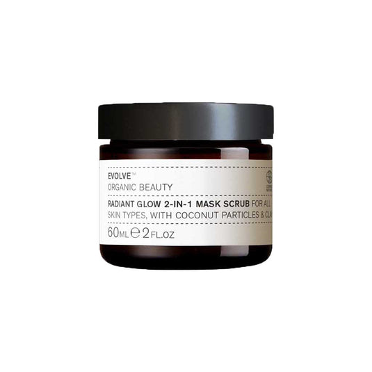 Evolve radiante Glow 2 -in1 Mask Scrub 60ml - Bio Radiant Glow Mask